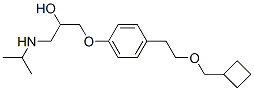 CAS 登录号：63659-34-7， 1-[4-[2-(环丁基甲氧基)乙基]苯氧基]-3-[(1-甲基乙基)氨基]-2-丙醇