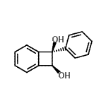 CAS 登录号：637009-28-0， (7R,8S)-7-苯基双环[4.2.0]辛-1,3,5-三烯-7,8-二醇
