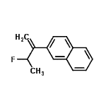 CAS 登录号：637041-28-2， 2-(3-氟-1-丁烯-2-基)萘