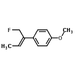 CAS 登录号：637041-31-7， 1-[(2Z)-1-氟-2-丁烯-2-基]-4-甲氧基苯
