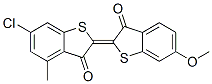 CAS#: 6371-19-3， 6-Chloro-2-(6-Methoxy-3-Oxobenzo[b]Thien-2(3H)-Ylidene)-4-Methylbenzo[b]Thiophene-3(2H)-One