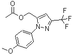 CAS#: 637318-19-5， [1-(4-Methoxyphenyl)-3-(trifluoromethyl)-1H-pyrazol-5-yl]methyl acetate