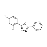CAS 登录号：63765-72-0， 2-(2,4-二氯苯基)-5-苯基-1,3,4-恶二唑