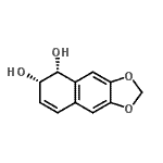 CAS 登录号：637777-29-8， (5R,6S)-5,6-二氢萘并[2,3-d][1,3]二氧杂环戊烯-5,6-二醇