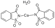 结构式 CAS# 6381-91-5, 糖精钙水合物