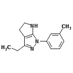 CAS 登录号：638131-68-7， 3-乙基-1-(3-甲基苯基)-1,4,5,6-四氢吡咯并[2,3-c]吡唑