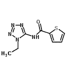 CAS 登录号：638146-53-9， N-(1-乙基-1H-四唑-5-基)-2-噻吩甲酰胺