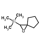 CAS 登录号：63830-96-6， 三甲基(1-氧杂螺[2.4]庚-2-基)硅烷