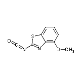 CAS 登录号：63876-69-7， 2-异氰酸-4-甲氧基-1,3-苯并噻唑
