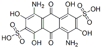 CAS 登录号：6388-42-7， 4,8-二氨基-1,3,5,7-四羟基-9,10-二氧代-9,10-二氢蒽-2,6-二磺酸