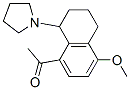CAS 登录号：63886-60-2， 1-(8-乙酰基-5-甲氧基-1,2,3,4-四氢萘-1-基)吡咯烷
