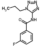 CAS#: 639048-42-3， 3-Fluoro-N-(1-propyl-1H-tetrazol-5-yl)benzamide