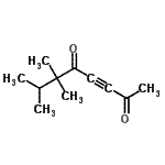 CAS 登录号：63922-61-2， 6,6,7-三甲基-3-辛炔-2,5-二酮