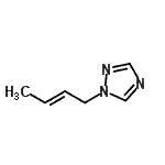 CAS 登录号：63935-99-9， 1-[(2E)-2-丁烯-1-基]-1H-1,2,4-三唑