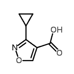 CAS#: 639523-17-4， 3-Cyclopropyl-1,2-oxazole-4-carboxylic acid