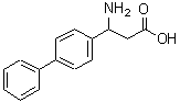 CAS#: 63974-15-2， 3-Amino-3-(4-biphenylyl)propanoic acid