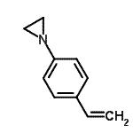 CAS#: 639792-63-5， 1-(4-vinylphenyl)aziridine