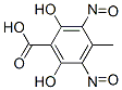 CAS#: 63980-10-9， 2,6-Dihydroxy-3,5-Dinitroso-p-Toluic Acid