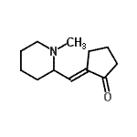 CAS#: 639821-18-4， (2E)-2-[(1-Methyl-2-piperidinyl)methylene]cyclopentanone