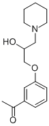 CAS 登录号:63990-51-2, 3'-(2-羟基-3-哌啶丙氧基)苯乙酮
