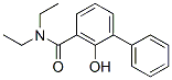 CAS 登录号：63992-45-0， N,N-二乙基-2-羟基-1,1'-联苯-3-甲酰胺