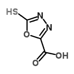 CAS 登录号：64007-52-9， 5-硫代-4,5-二氢-1,3,4-恶二唑-2-羧酸