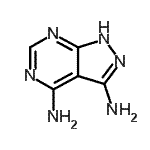 CAS 登录号：640284-75-9， 1H-吡唑并[3,4-d]嘧啶-3,4-二胺