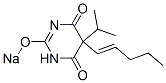 CAS 登录号：64038-32-0， 5-异丙基-5-(1-戊烯基)-2-钠氧基-4,6(1H,5H)-嘧啶二酮