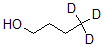 结构式 CAS# 64156-70-3, 1-丁醇-4,4,4-D3