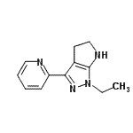 CAS 登录号：641584-67-0， 1-乙基-3-(2-吡啶基)-1,4,5,6-四氢吡咯并[2,3-c]吡唑
