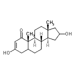 CAS 登录号：64162-68-1， 3,16-二羟基雄甾-2-烯-1-酮