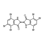 CAS 登录号：6417-56-7， 4,5,7-三溴-2-(4,5,7-三溴-3-氧代-1,3-二氢-2H-吲哚-2-亚基)-1,2-二氢-3H-吲哚-3-酮