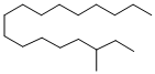 CAS 登录号：6418-44-6， 3-甲基-十七烷
