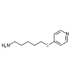 CAS 登录号：642092-84-0， 5-(4-吡啶基硫基)-1-戊胺