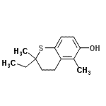 CAS 登录号：642476-62-8， 2-乙基-2,5-二甲基-6-硫代色满醇