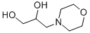 structure of CAS# 6425-32-7, 3-Morpholino-1,2-Propanediol;3-Morpholinopropane-1,2-Diol;St5407960;1,2-Propanediol, 3-(4-Morpholinyl)-