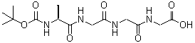 CAS 登录号：64263-99-6， N-[N-[N-[N-[(1,1-二甲基乙氧基)羰基]-L-丙氨酰]甘氨酰]甘氨酰]-甘氨酸