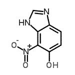 CAS 登录号：64265-10-7， 4-硝基-1H-苯并咪唑-5-醇