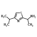 CAS 登录号：642931-76-8， 1-(4-异丙基-1,3-噻唑-2-基)乙胺