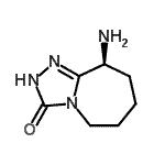CAS 登录号：643045-35-6， (9S)-9-氨基-2,5,6,7,8,9-六氢-3H-[1,2,4]三唑并[4,3-a]氮杂卓-3-酮
