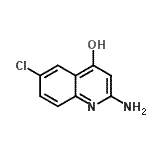 CAS 登录号：64319-84-2， 2-氨基-6-氯-4-喹啉醇