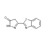 CAS 登录号：64323-61-1， 5-(1,3-苯并噻唑-2-基)-2,4-二氢-3H-吡唑-3-酮