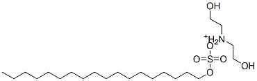 CAS 登录号：64346-13-0， 二(2-羟基乙基)铵十八烷基硫酸酯盐