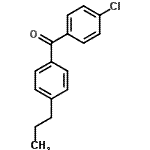 CAS#: 64357-63-7， (4-Chlorophenyl)(4-propylphenyl)methanone