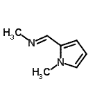 CAS 登录号：64435-31-0， (E)-N-甲基-1-(1-甲基-1H-吡咯-2-基)甲亚胺
