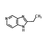 CAS 登录号：645421-35-8， 2-乙基-1H-咪唑并[4,5-c]吡啶