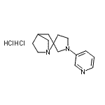 CAS 登录号：646055-75-6， 1'-(3-吡啶基)螺[1-氮杂双环[2.2.1]庚烷-2,3'-吡咯烷]二盐酸盐