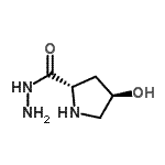 CAS 登录号：64616-75-7， (2S,4R)-4-羟基-2-吡咯烷甲酰肼