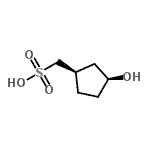 CAS 登录号：64646-22-6， [(1R,3S)-3-羟基环戊基]甲烷磺酸