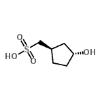 CAS 登录号：64646-23-7， [(1R,3R)-3-羟基环戊基]甲烷磺酸